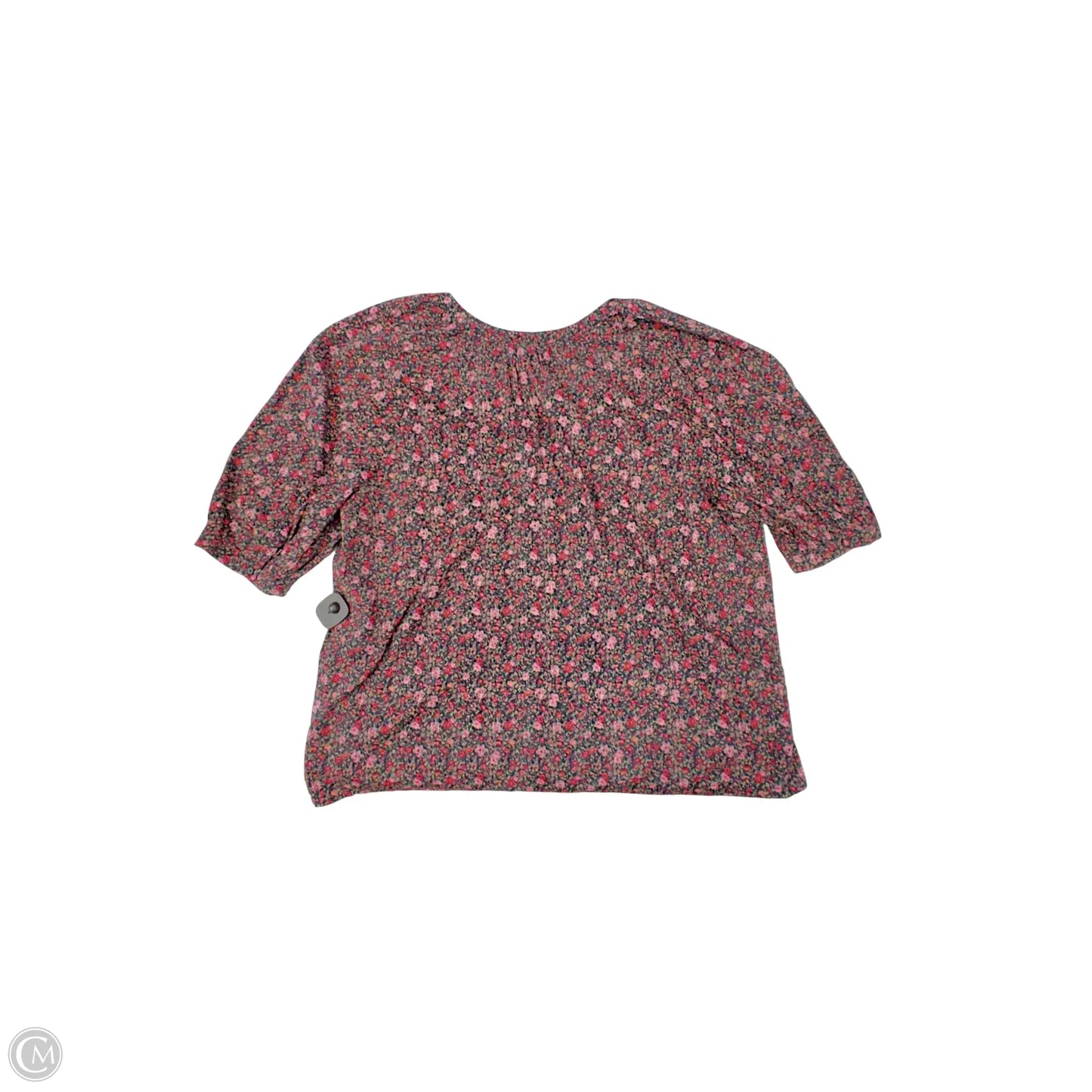Top Long Sleeve By Treasure And Bond In Floral Print, Size: 3x