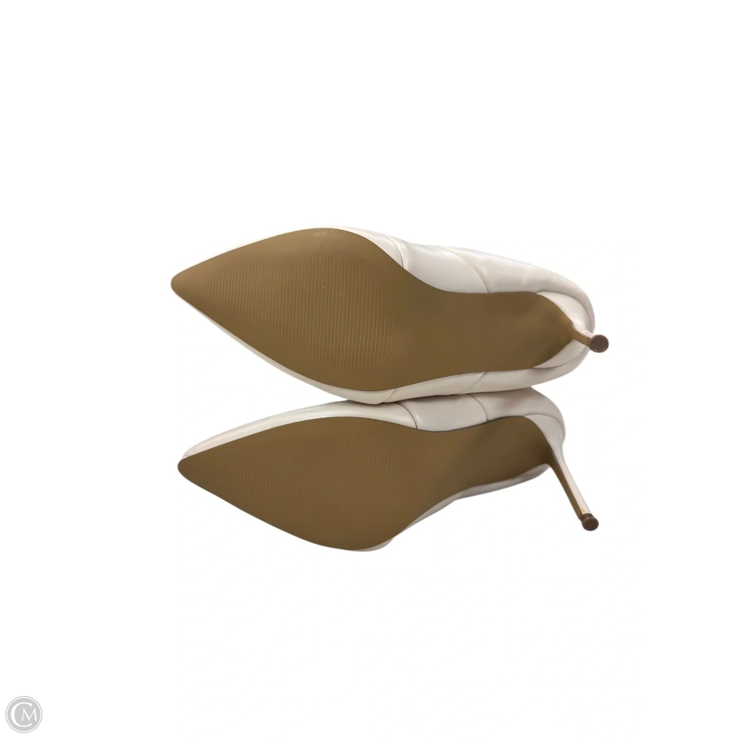 Boots Mid-calf Heels By Steve Madden In Cream, Size: 9.5