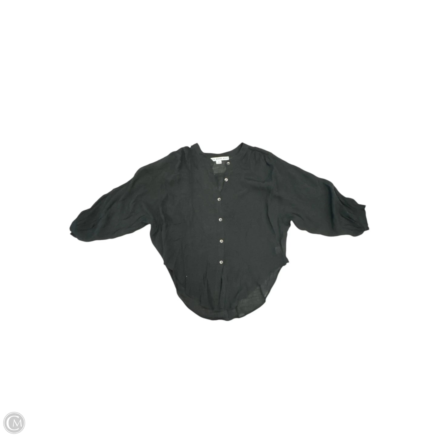 Blouse 3/4 Sleeve By Hyfve In Black, Size: S