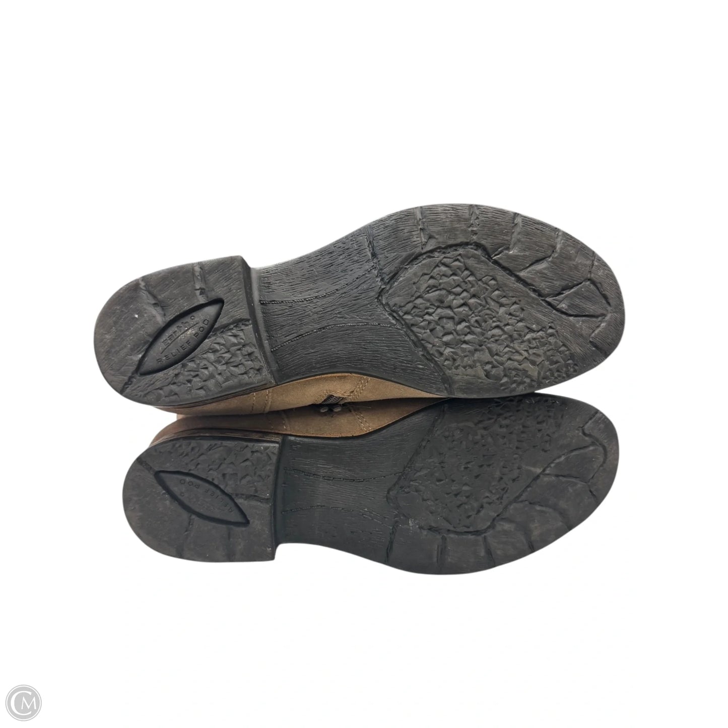 Boots Ankle Flats By Earth In Brown, Size: 6.5