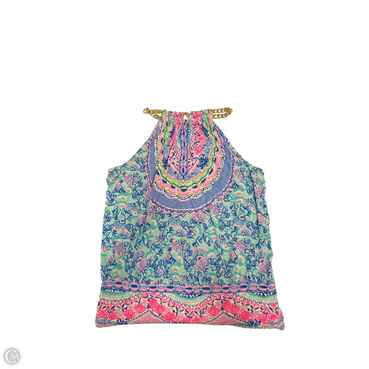 Top Sleeveless Designer By Lilly Pulitzer In Multi-colored, Size: Xl