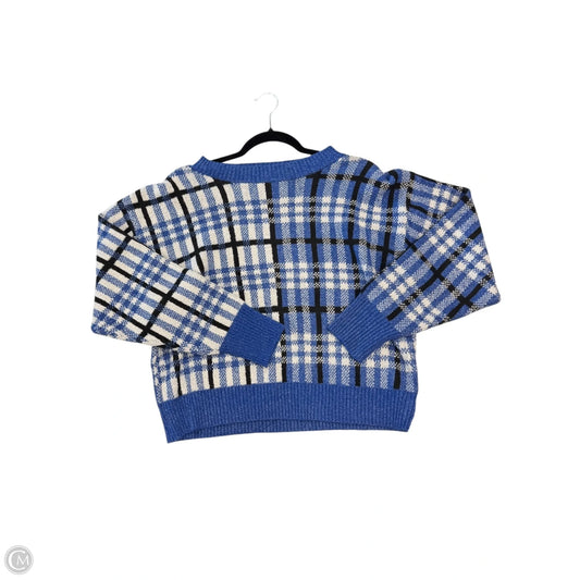 Sweater By 89th And Madison In Blue & White, Size: M