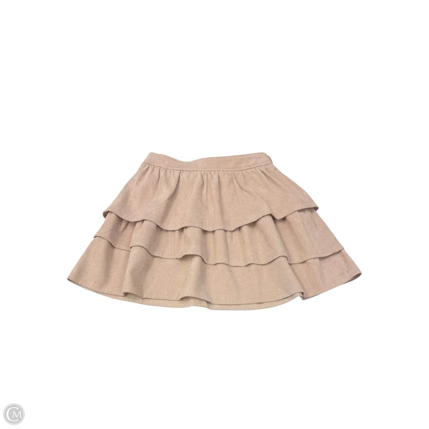 Skirt Mini & Short By Clothes Mentor In Tan, Size: S