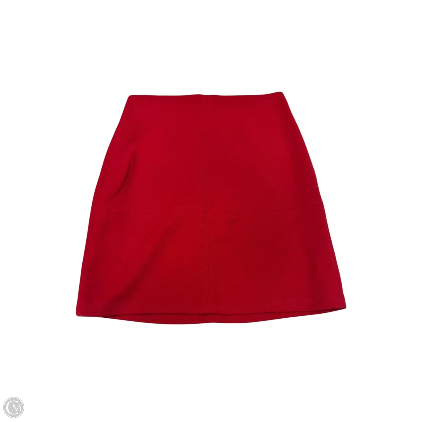Skirt Midi By Ann Taylor In Red, Size: 0