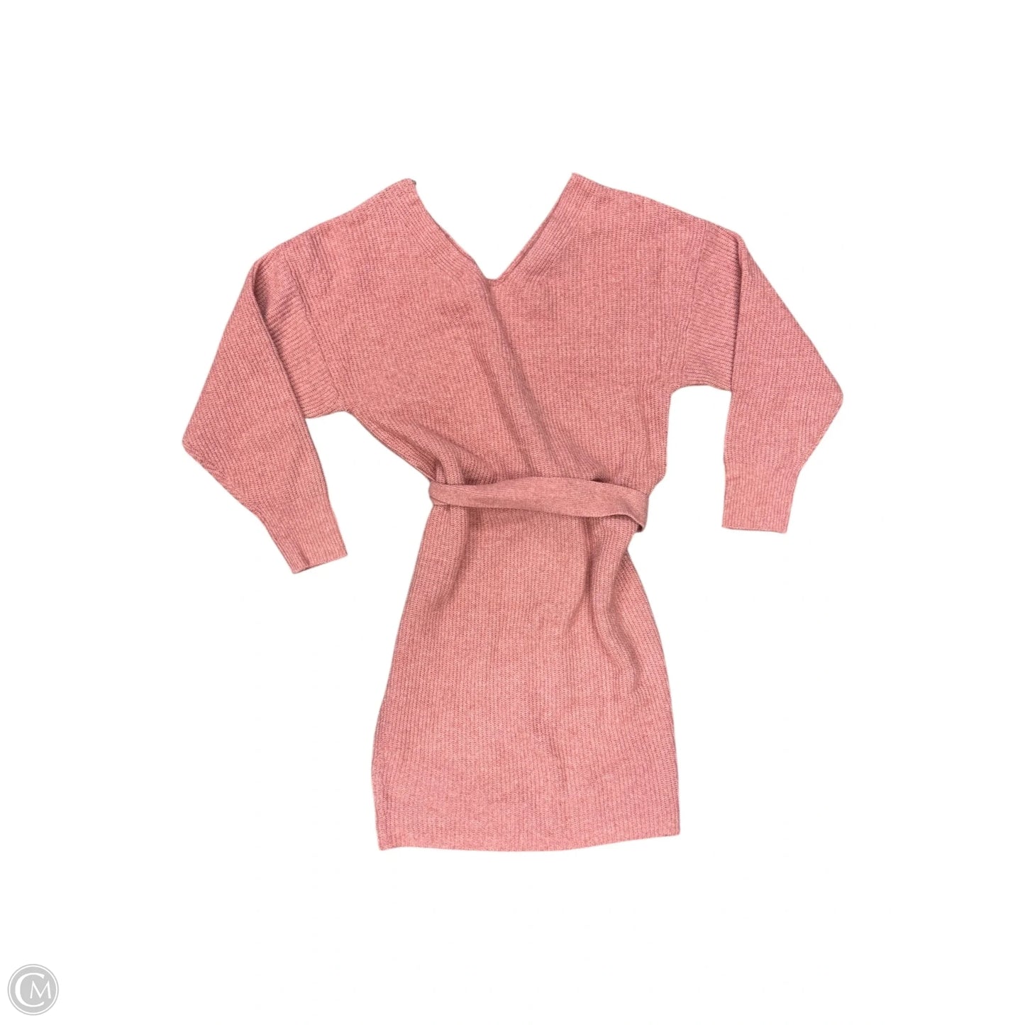 Dress Sweater By Express In Mauve, Size: L