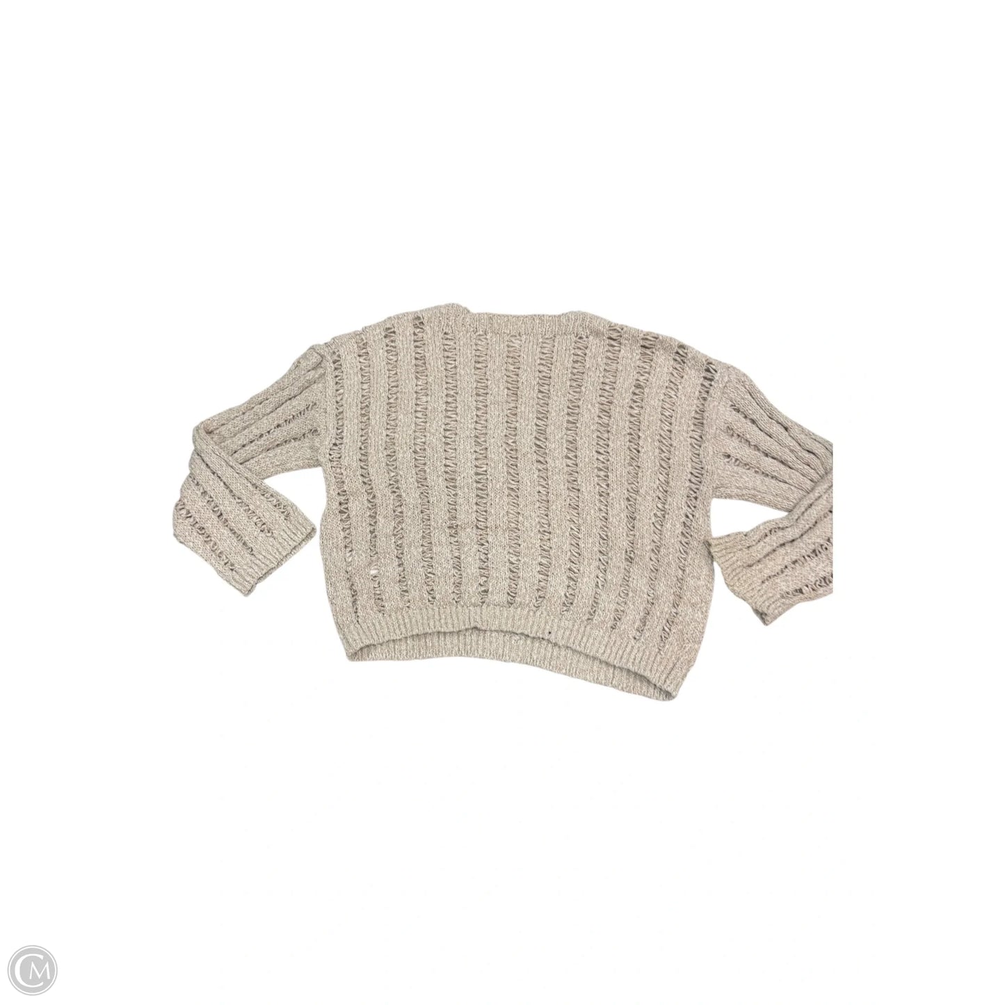 Sweater By Primark In Tan, Size: L