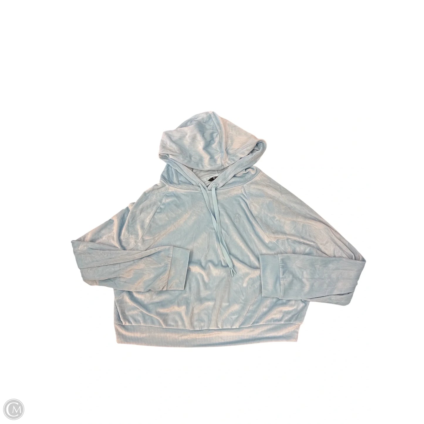 Sweatshirt Hoodie By Victorias Secret In Blue, Size: L