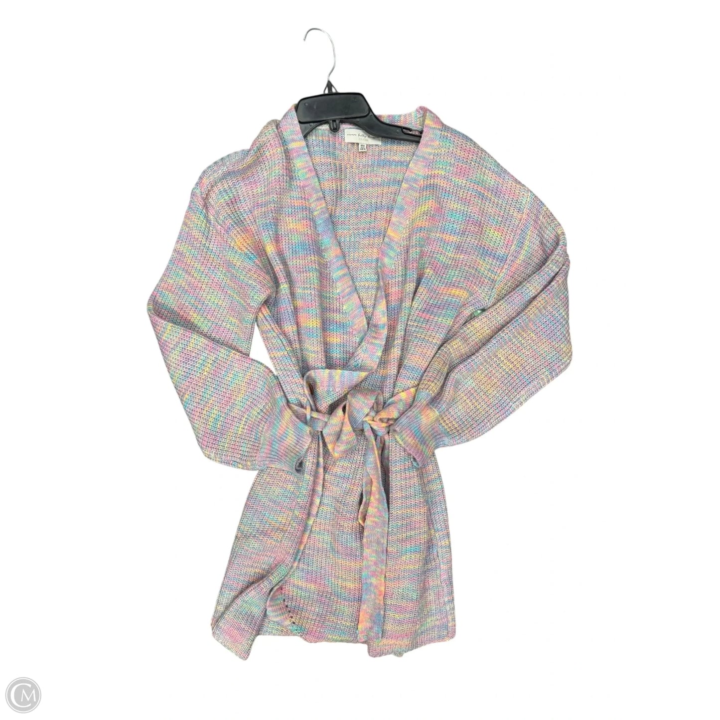 Sweater Cardigan By Clothes Mentor In Multi-colored, Size: M