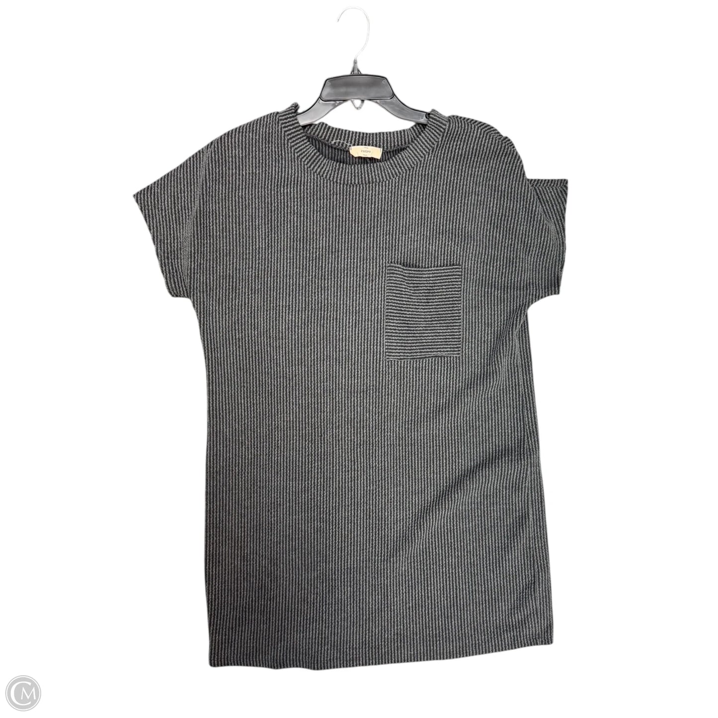 Dress Casual Midi By Entro In Black & Grey, Size: S