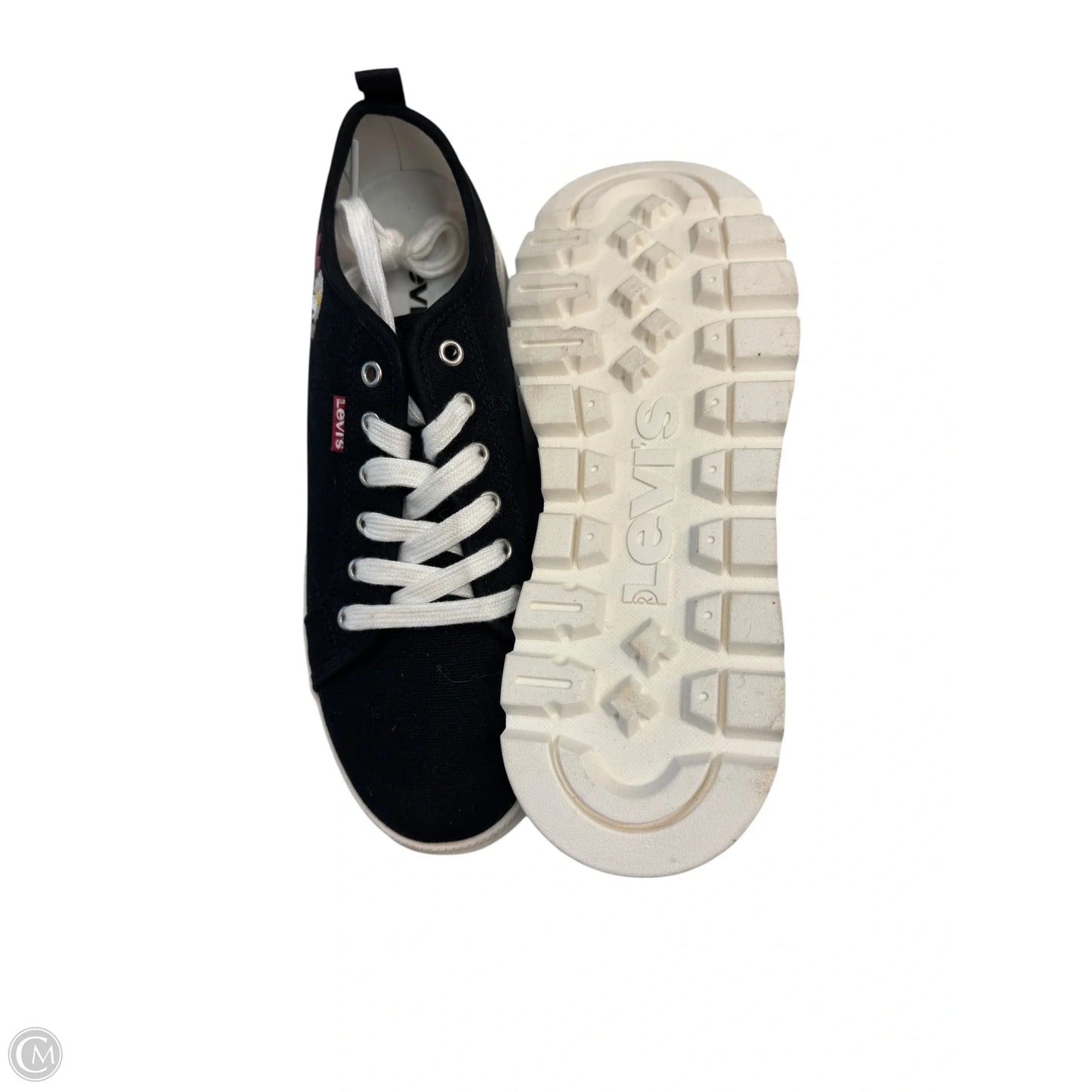 Shoes Flats By Levis In Black, Size: 9
