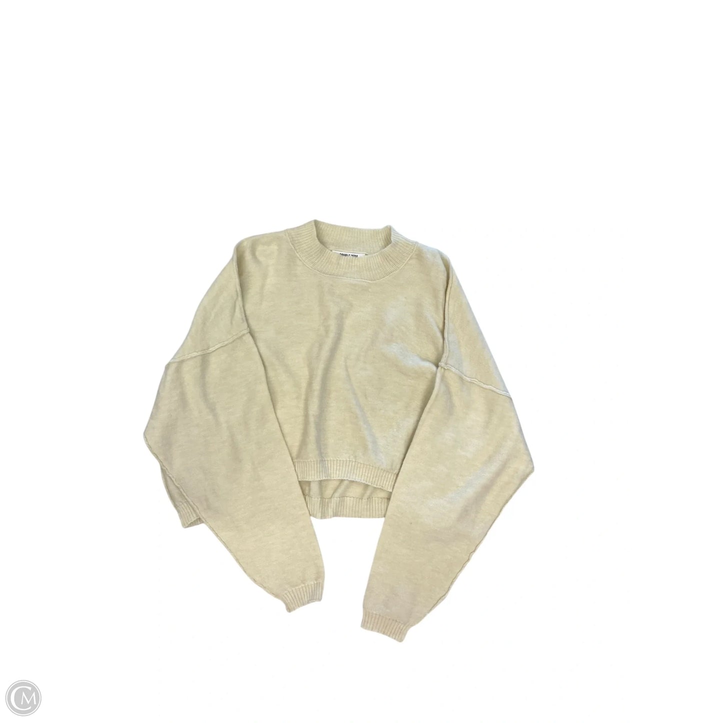 Sweater By Double Zero In Cream, Size: S