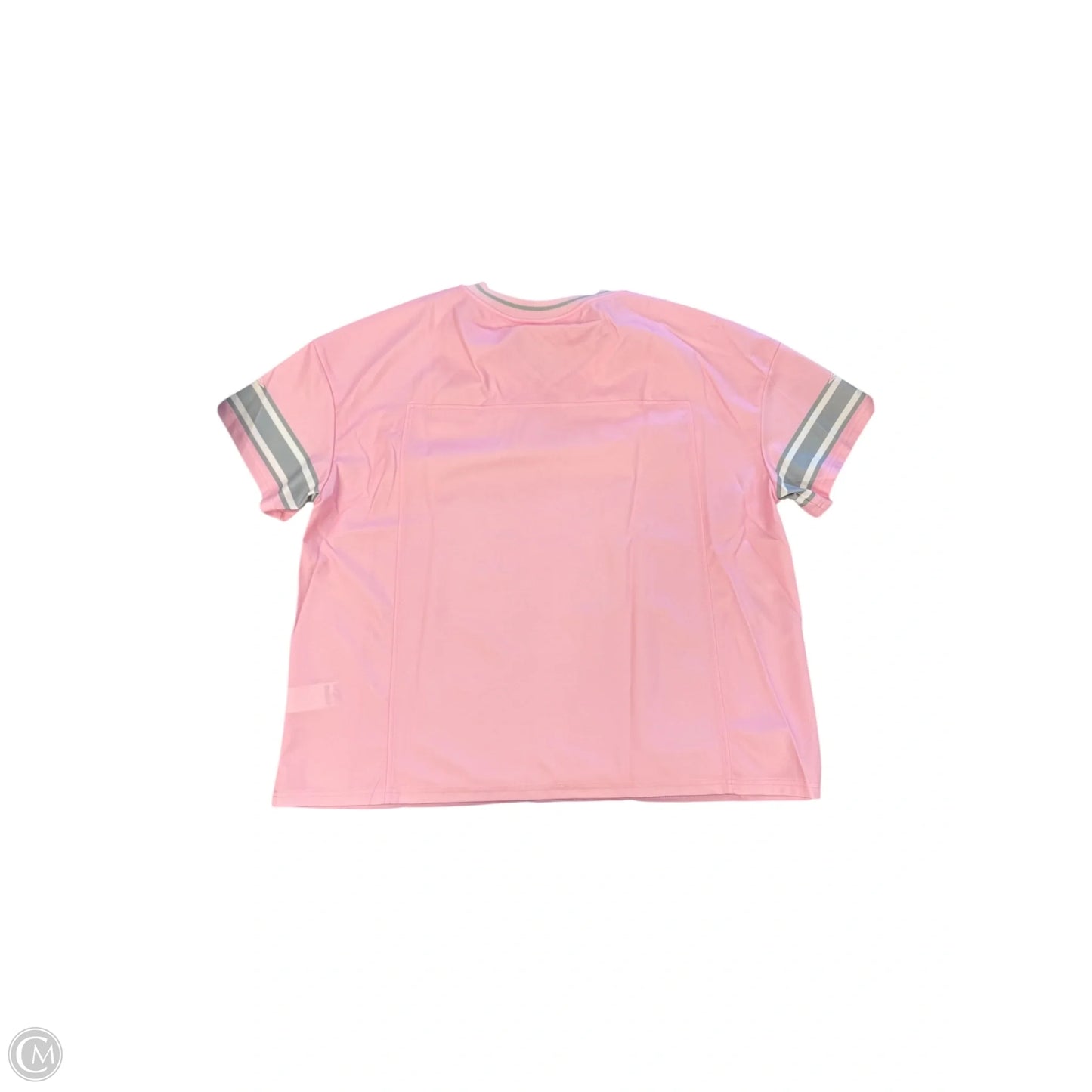 Top Short Sleeve By Forever 21 In Pink, Size: 2x