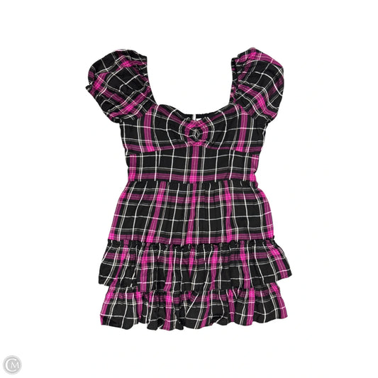 Dress Casual Midi By Bar Iii In Black & Pink, Size: Xl