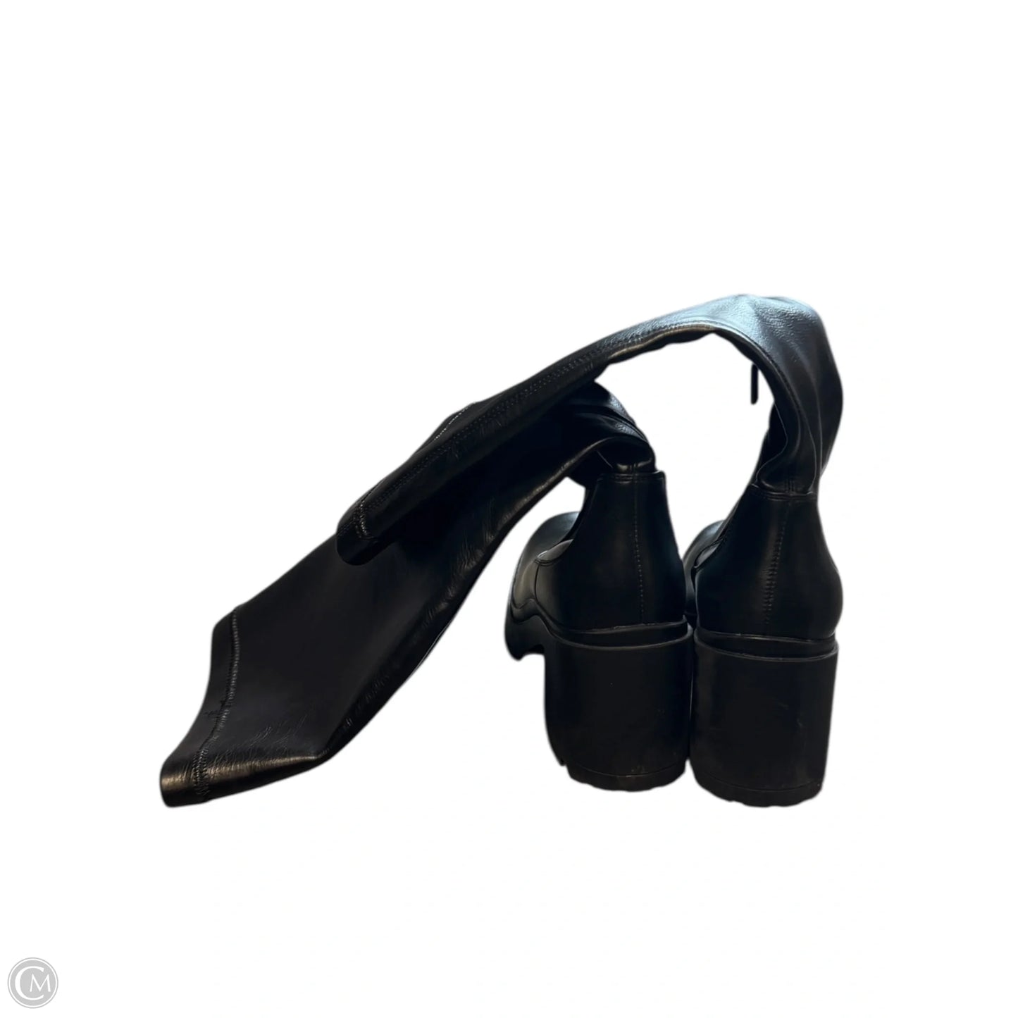 Boots Knee Heels By Blondo In Black, Size: 8