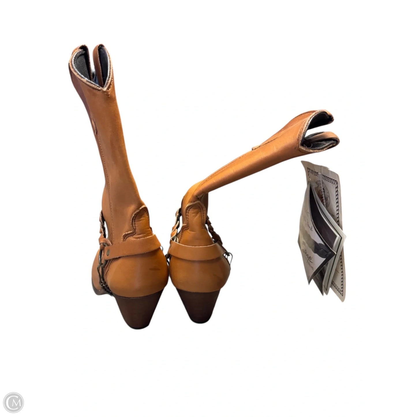 Boots Mid-calf Heels By Sage In Brown, Size: 6