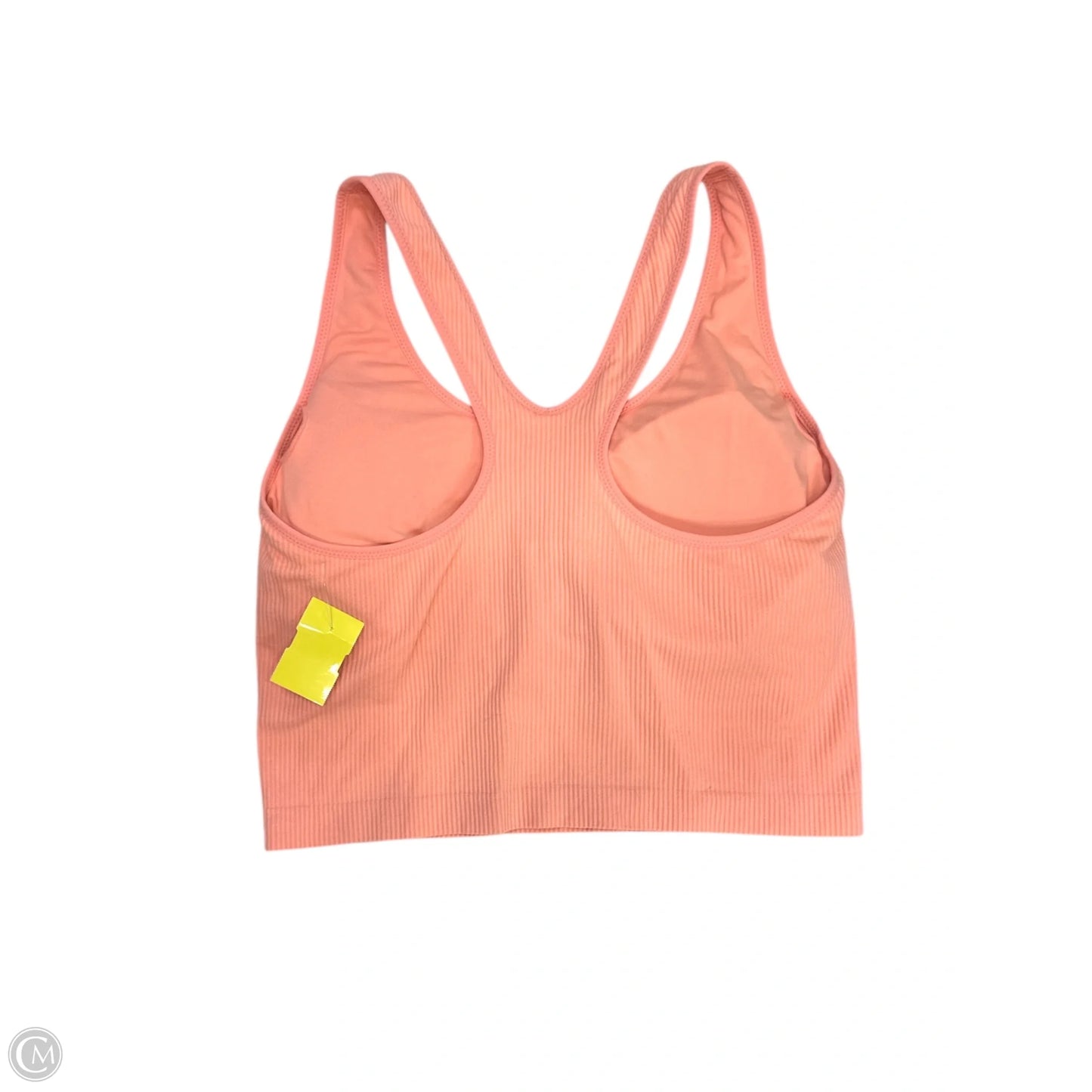 Athletic Bra By Clothes Mentor In Peach, Size: L