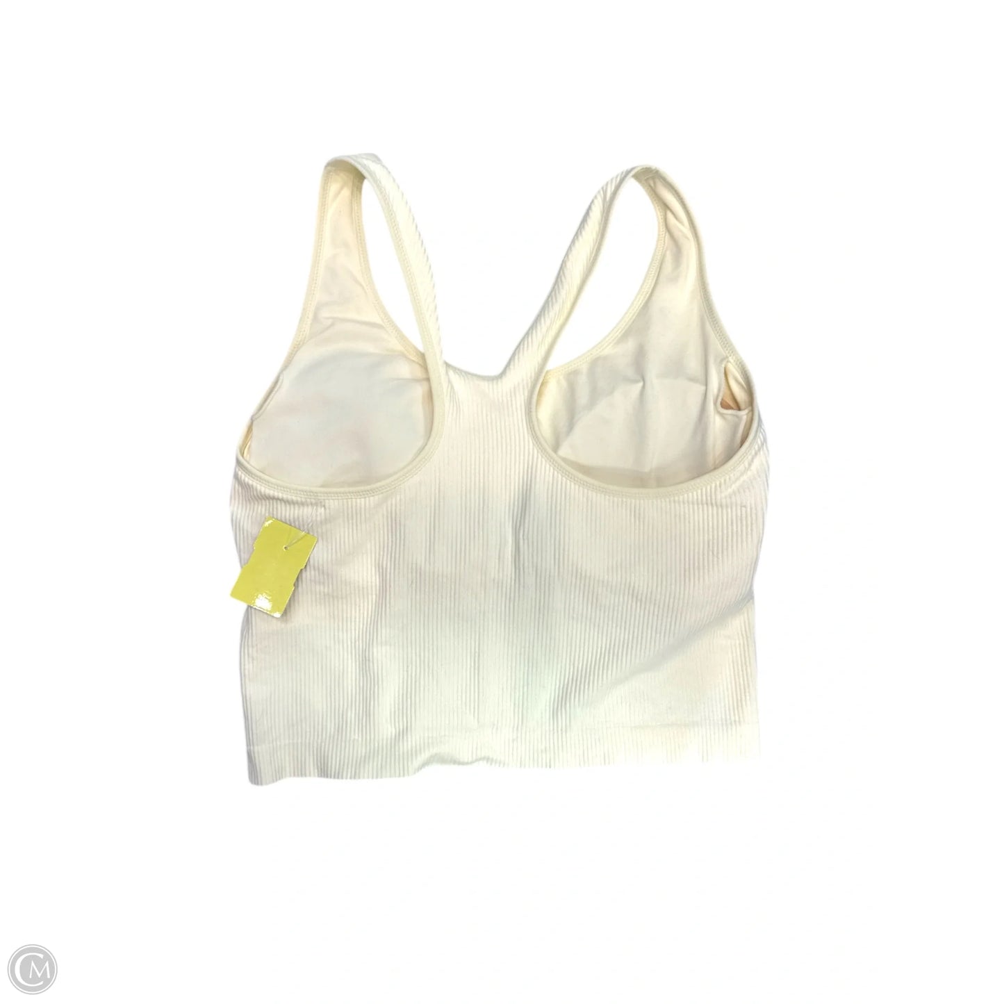 Athletic Bra By Clothes Mentor In Yellow, Size: L