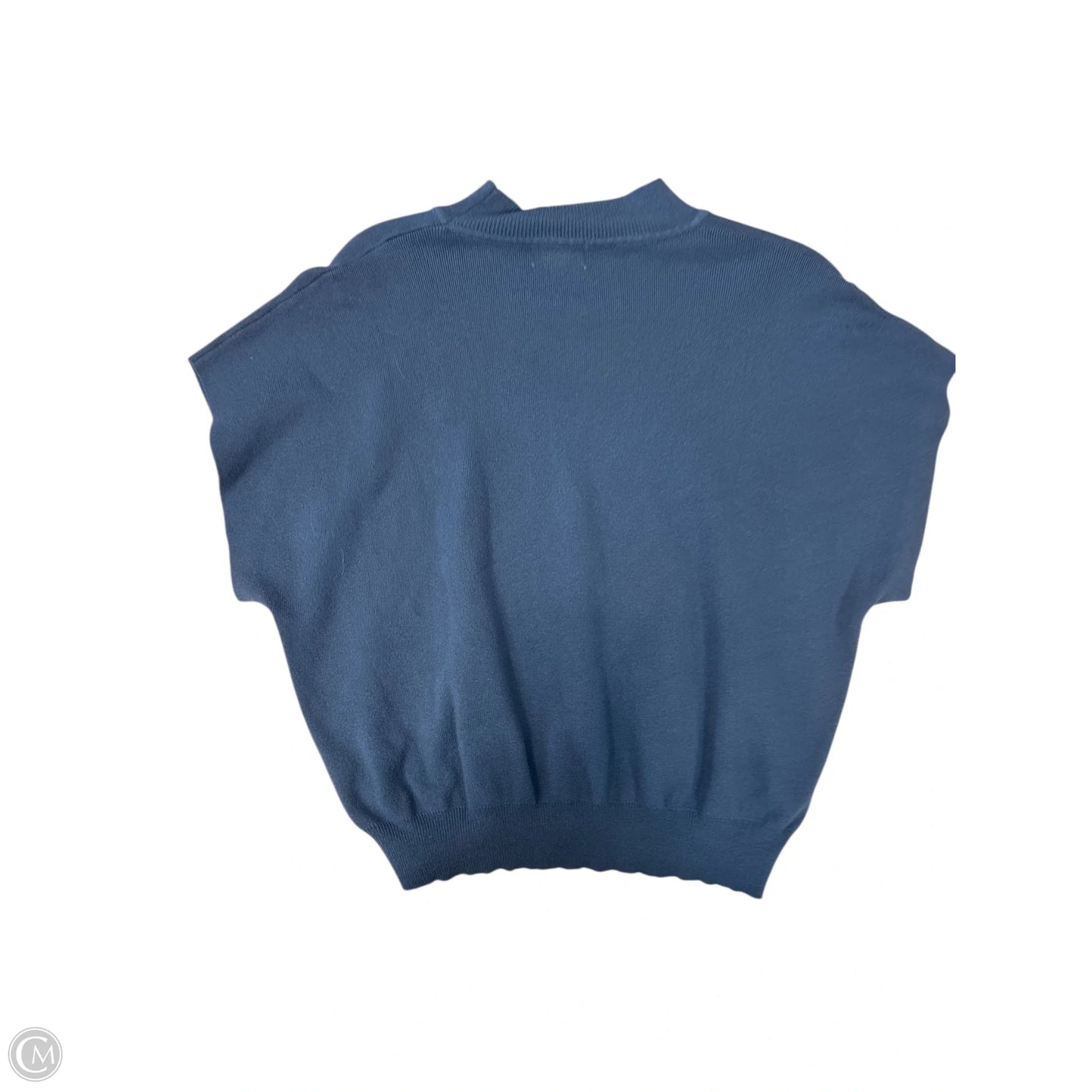 Sweater Short Sleeve By Ee Some In Blue, Size: L