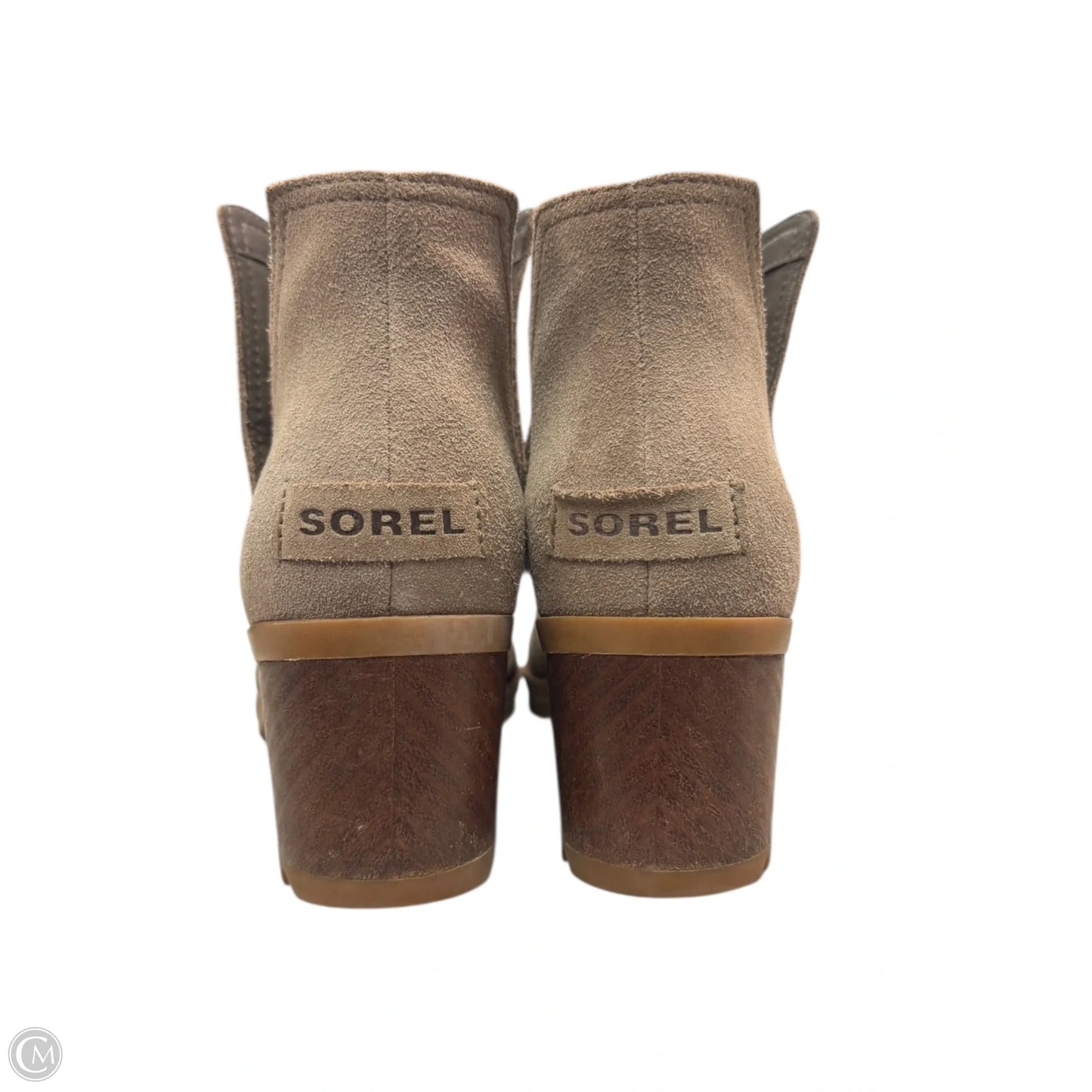 Boots Ankle Flats By Born In Brown, Size: 8
