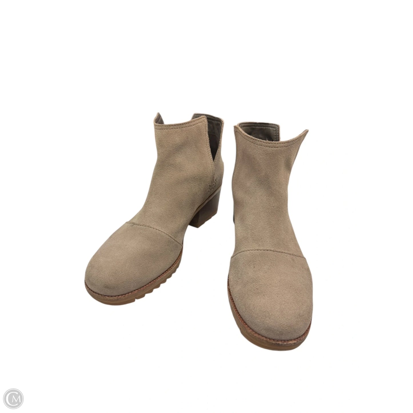 Boots Ankle Flats By Born In Brown, Size: 8