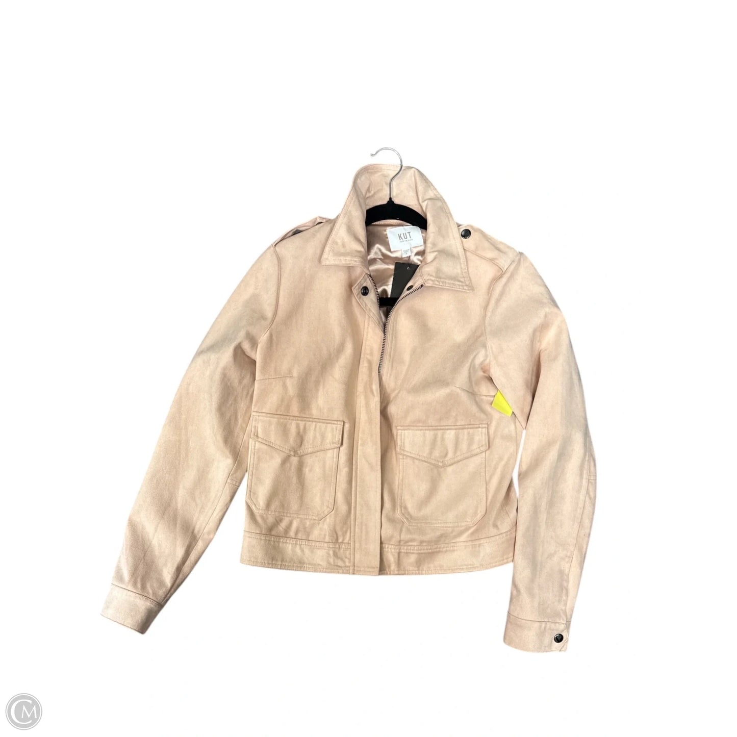 Jacket Moto By Kut In Pink, Size: S