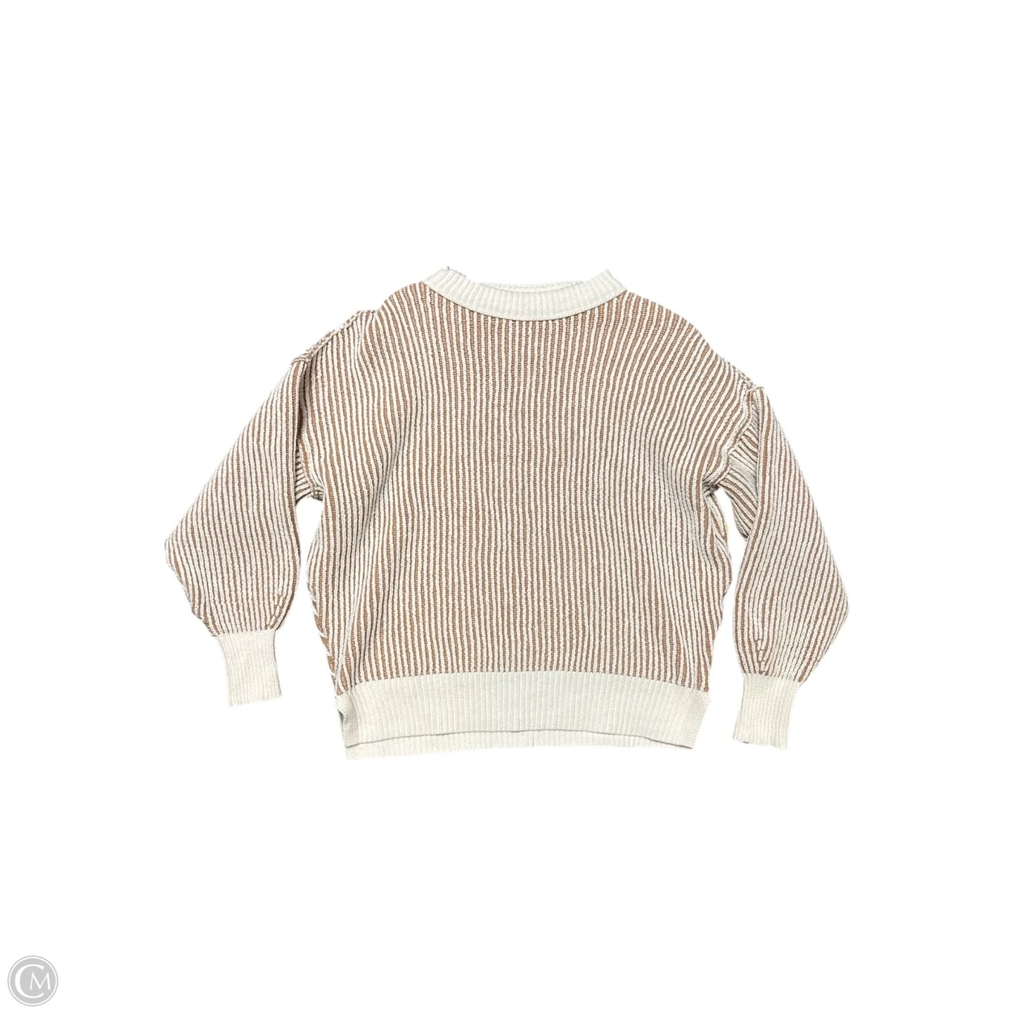 Sweater By Aerie In Cream & Tan, Size: Xs