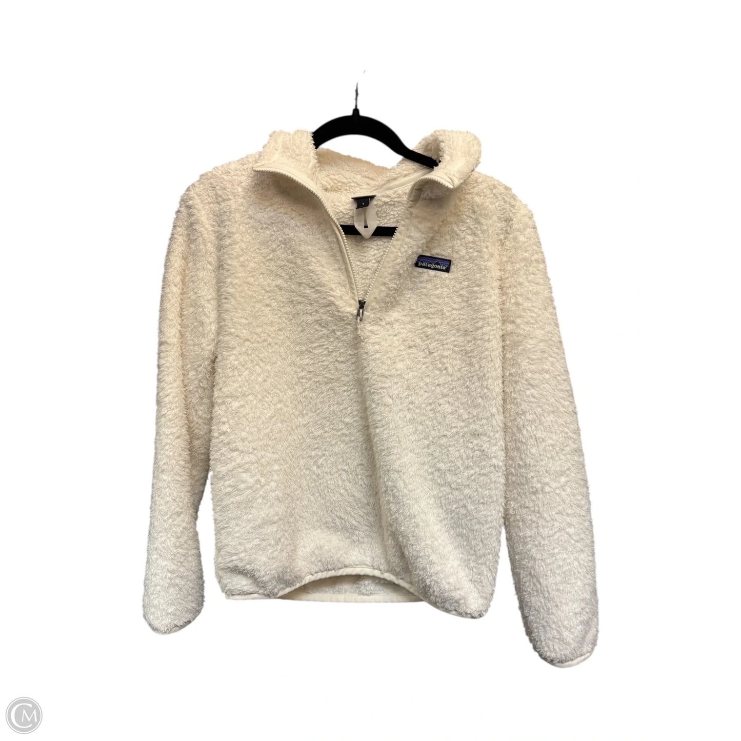 Sweatshirt Collar By Patagonia In Cream, Size: S