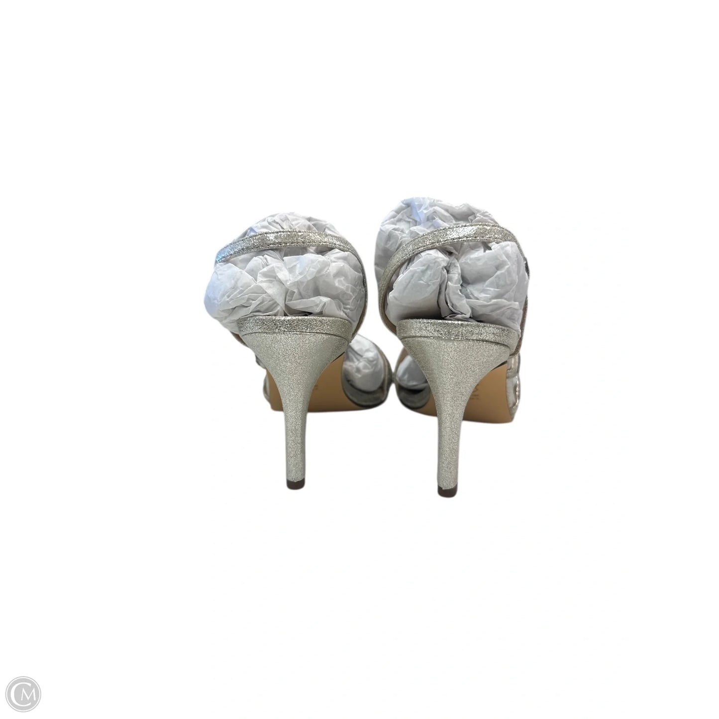 Shoes Heels Platform By Nina In Silver, Size: 7.5
