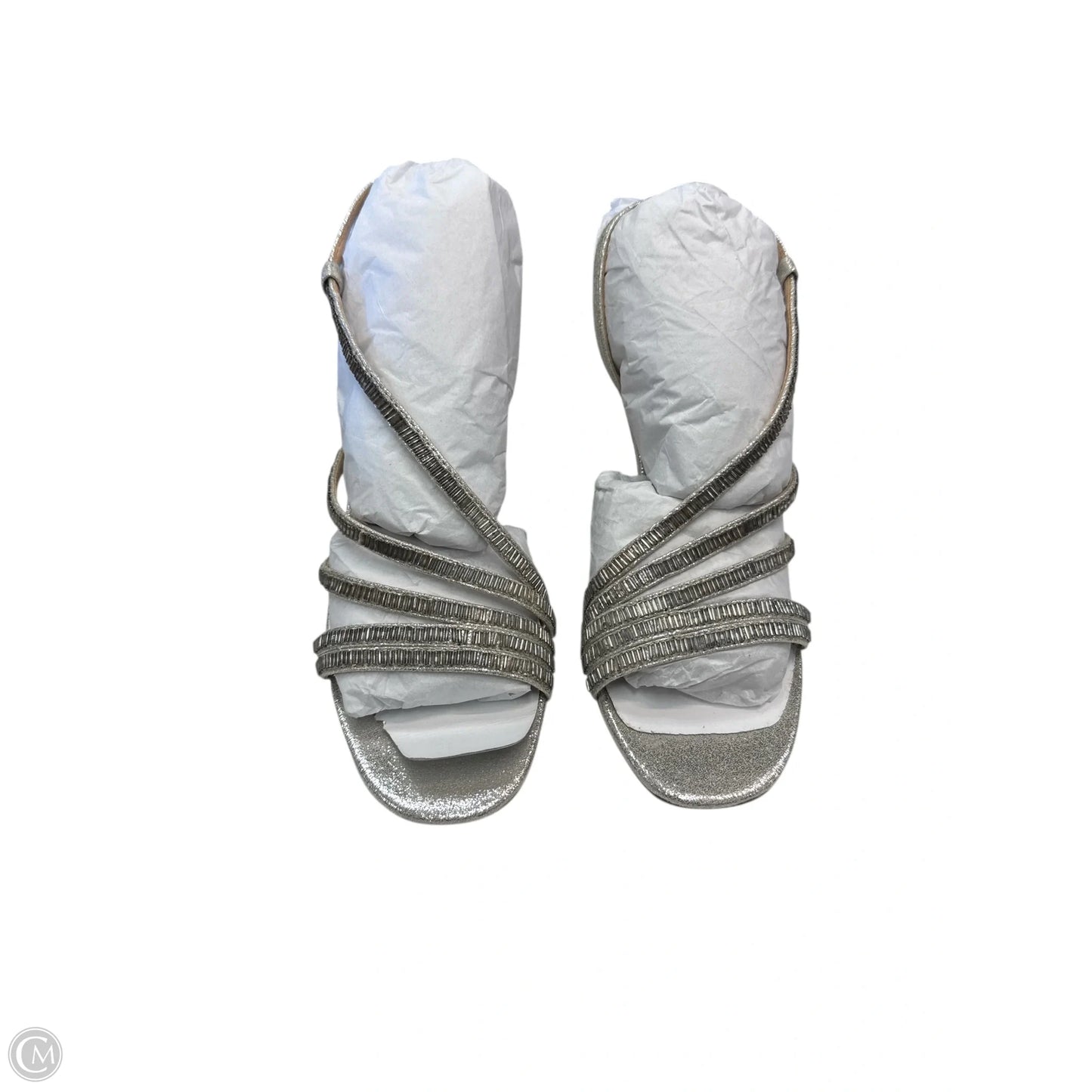 Shoes Heels Platform By Nina In Silver, Size: 7.5