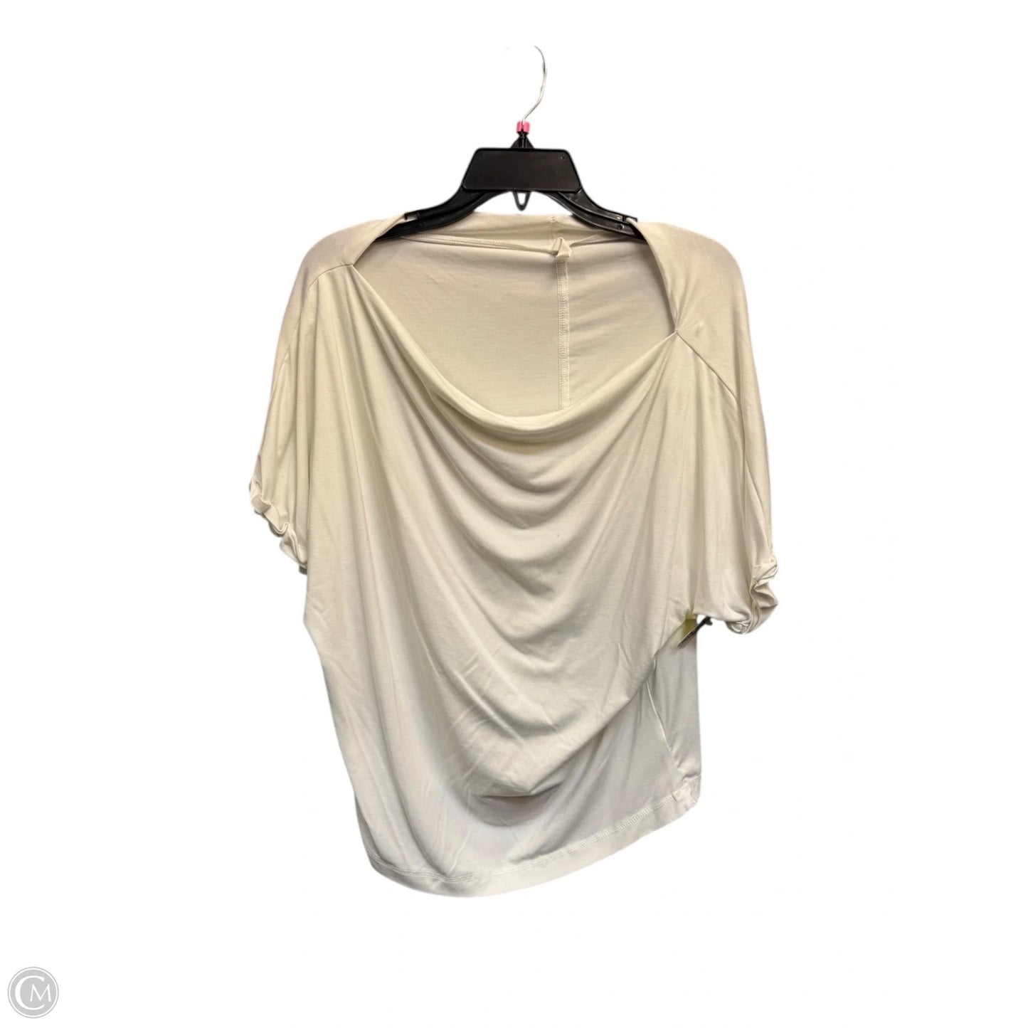 Top Short Sleeve Basic By Wishlist In White, Size: L