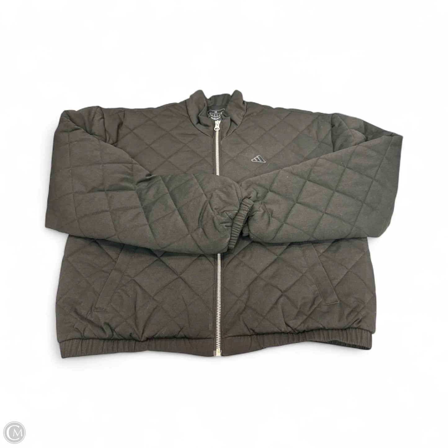 Jacket Puffer & Quilted By Adidas In Black, Size: M