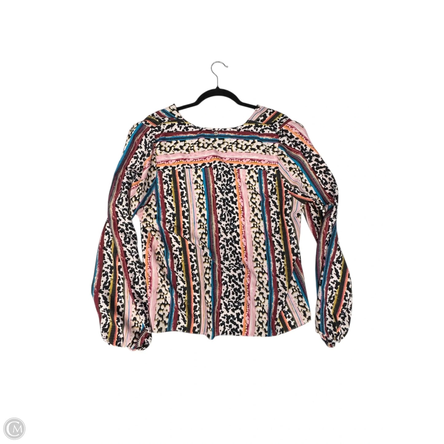 Blouse Long Sleeve By Marie Oliver In Multi-colored, Size: L