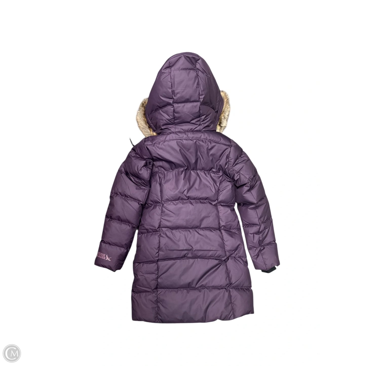 Coat Puffer & Quilted By Eddie Bauer In Purple, Size: Xs