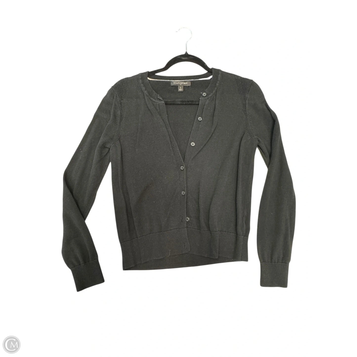 Sweater Cardigan By Banana Republic In Black, Size: S