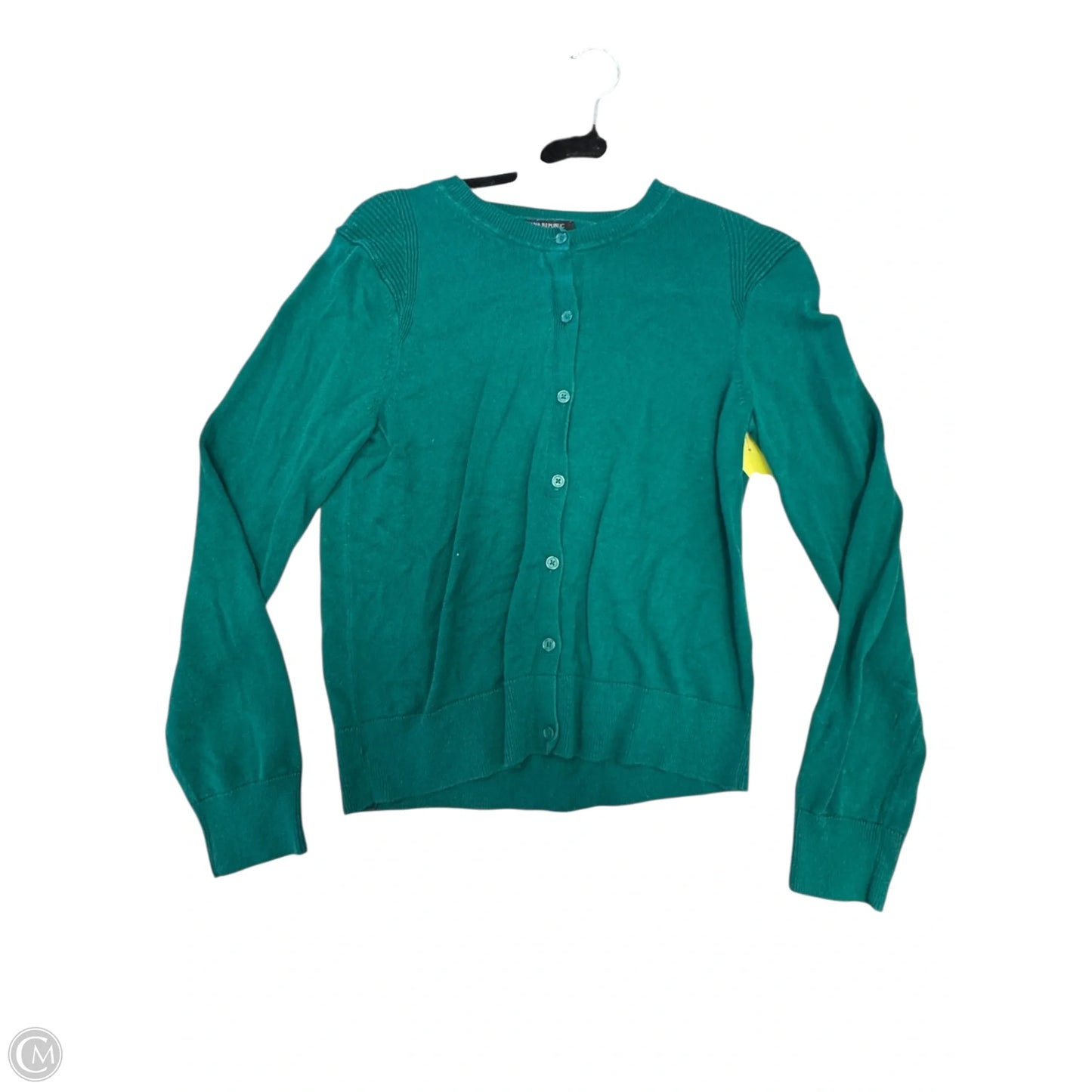 Sweater Cardigan By Banana Republic In Green, Size: S