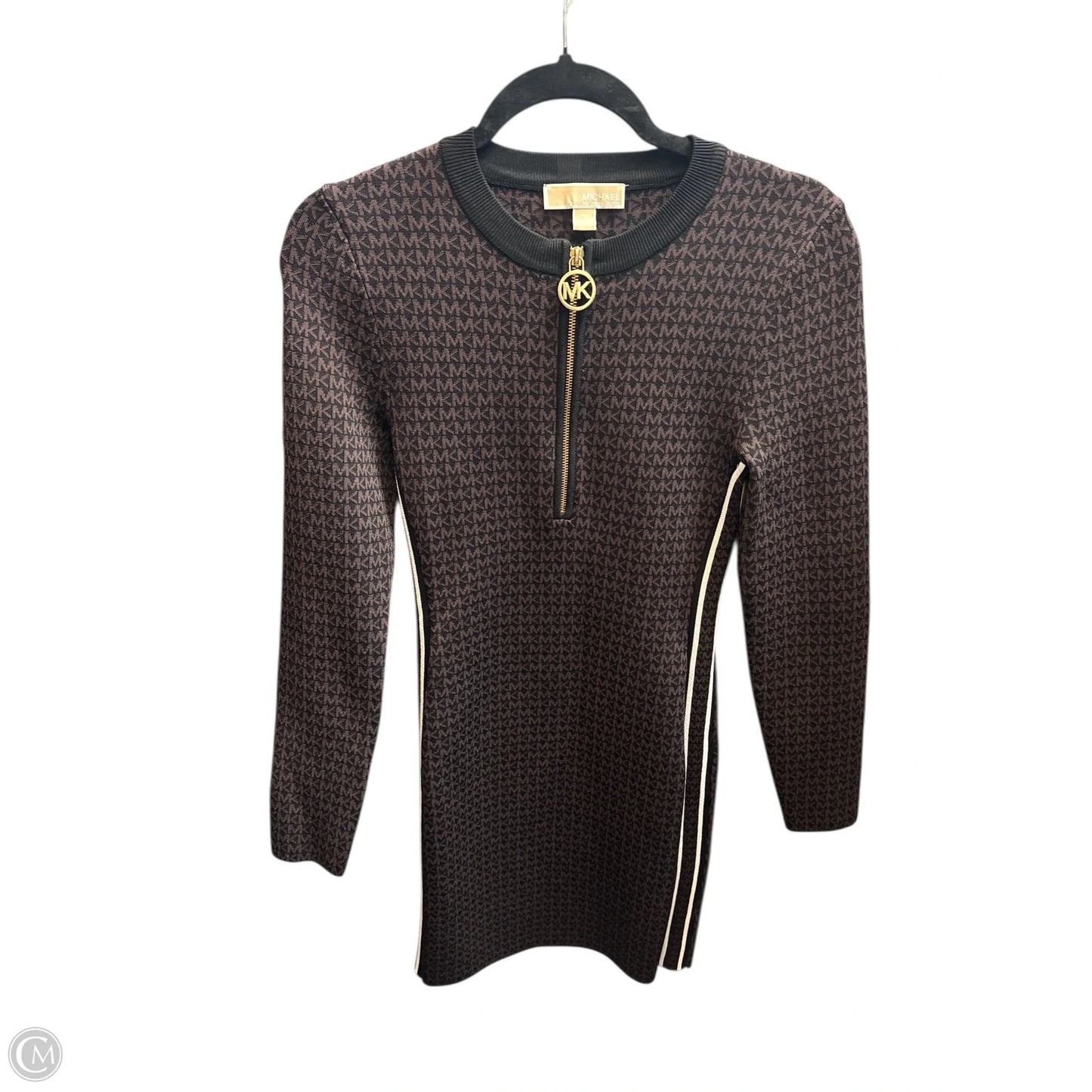 Dress Designer By Michael Kors In Black & Brown, Size: S