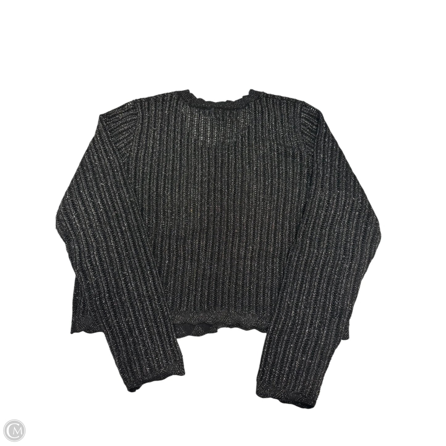Cardigan By Coco And Carmen In Black & Gold, Size: M