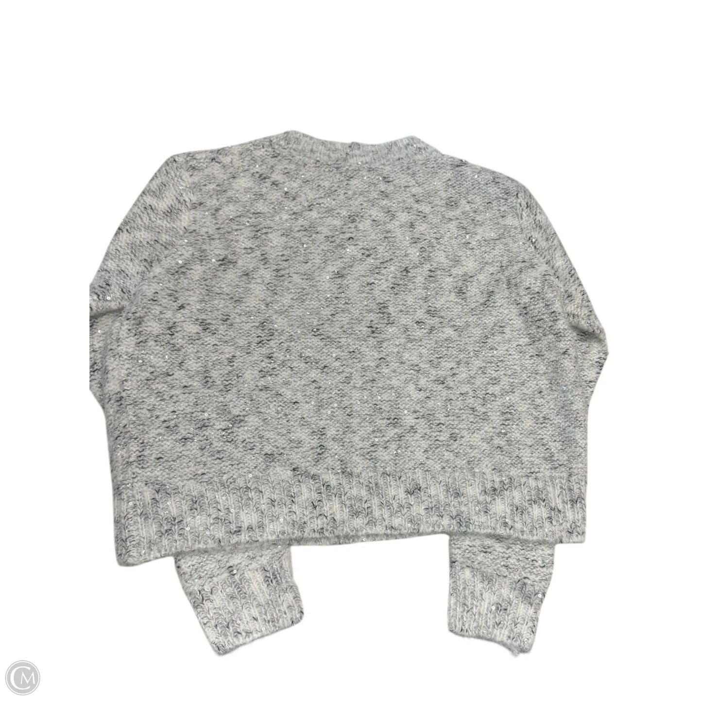 Sweater By Coco And Carmen In Silver & White, Size: M