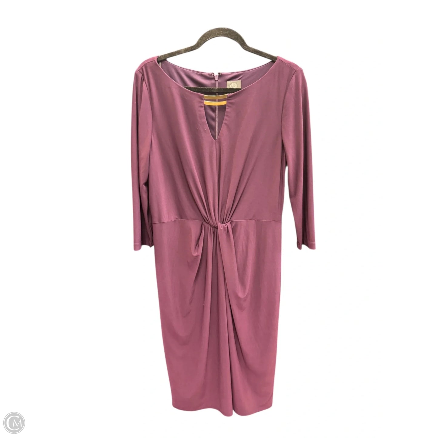 Dress Party Midi By Vince Camuto In Purple, Size: 0
