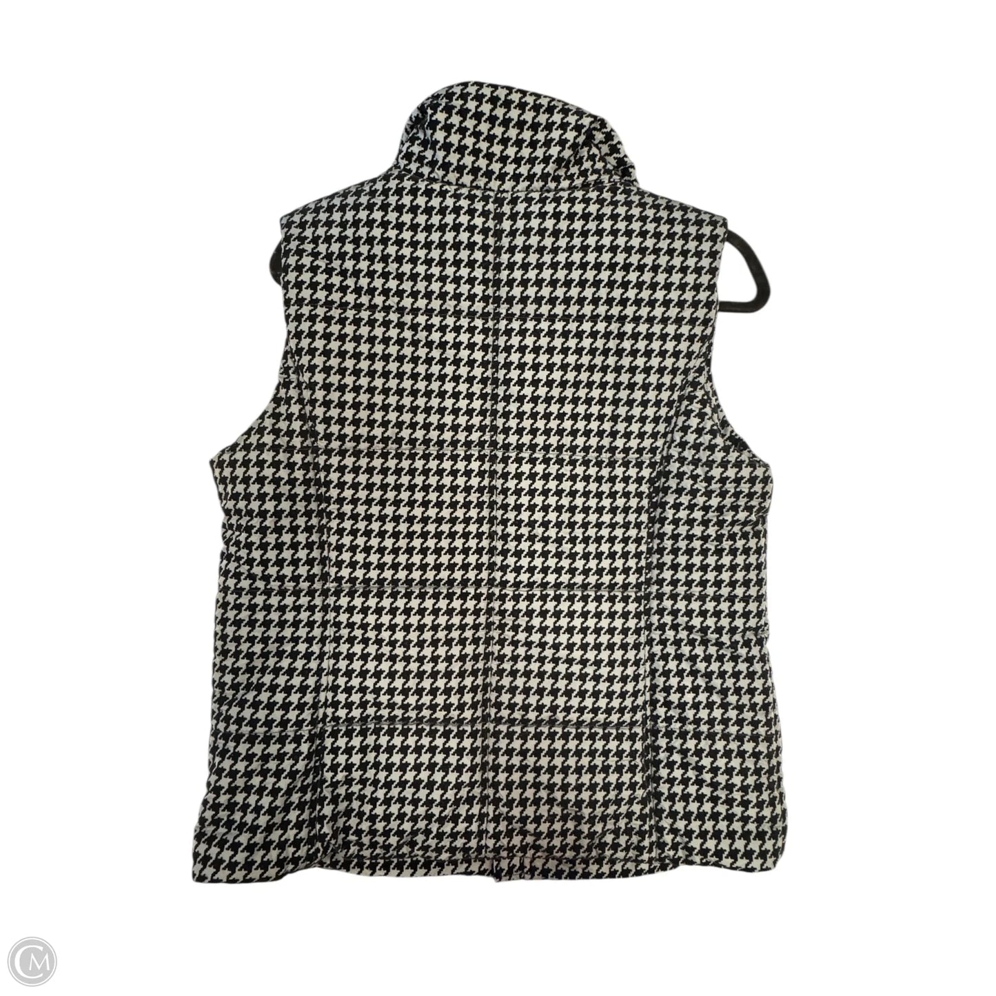 Vest Puffer & Quilted By Tribal In Black & Grey, Size: M