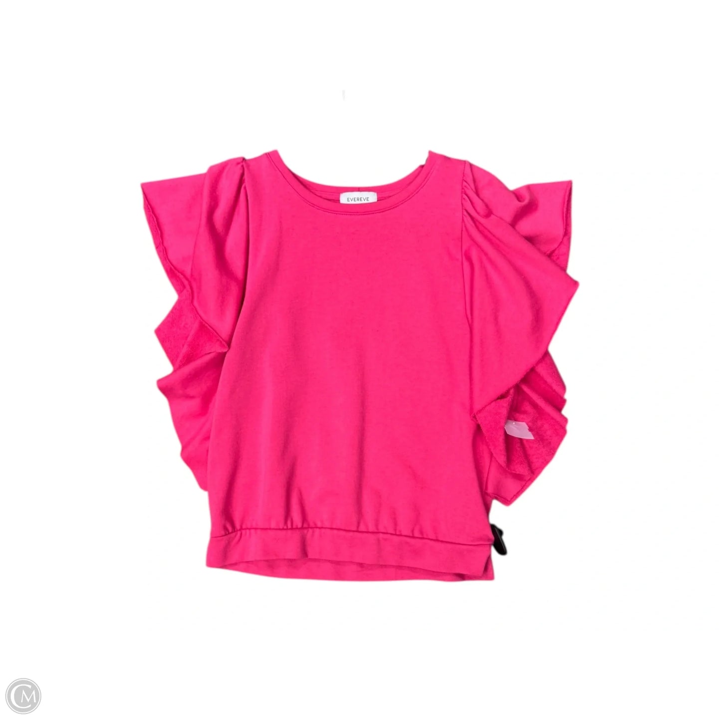 Top Short Sleeve By Evereve In Pink, Size: S
