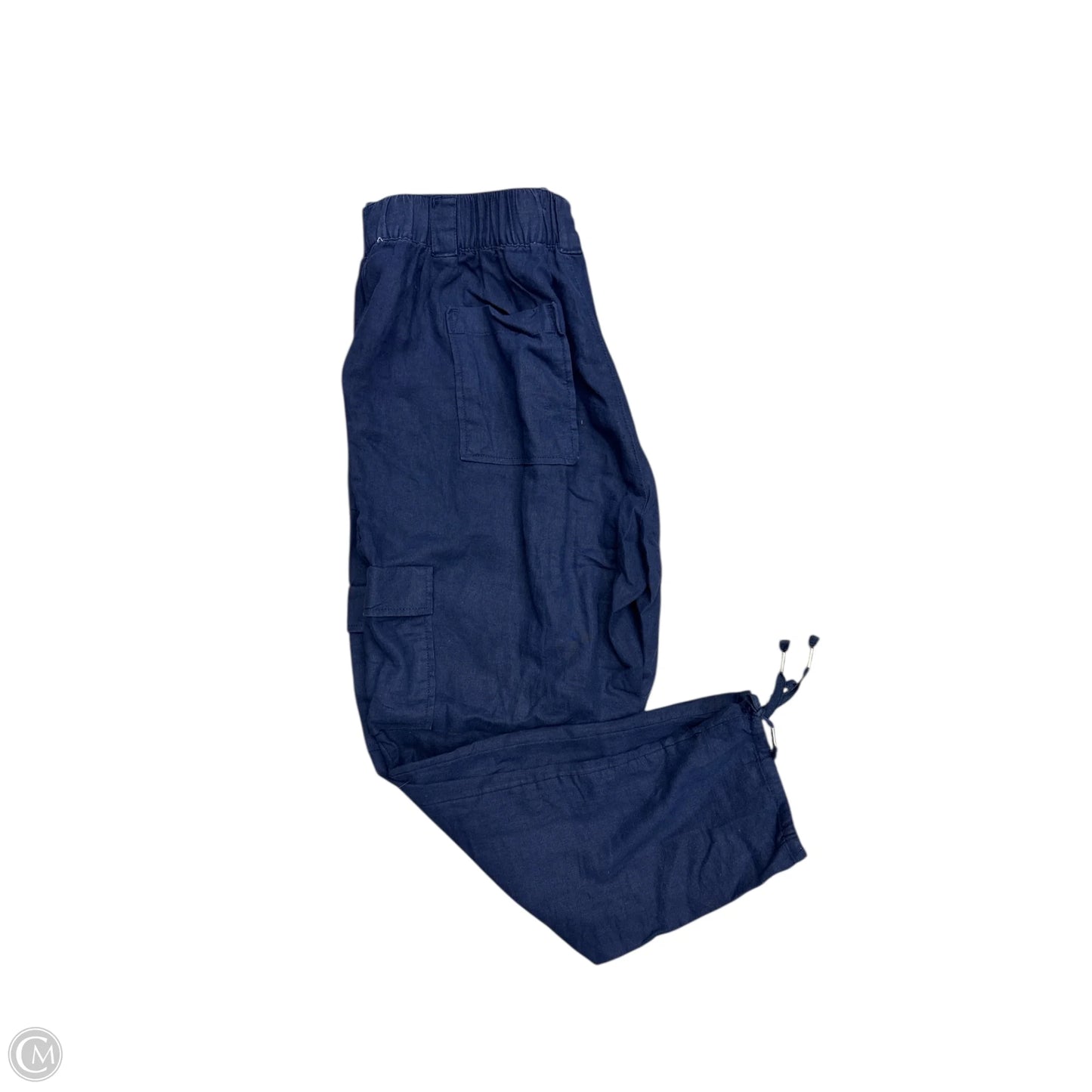 Pants Linen By C And C In Navy, Size: 10