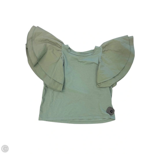Top Short Sleeve By Cmb In Green, Size: M