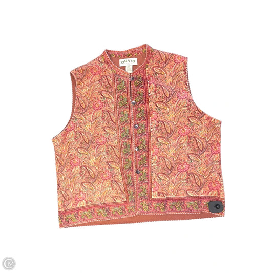 Vest Other By Orvis In Pink, Size: Xl