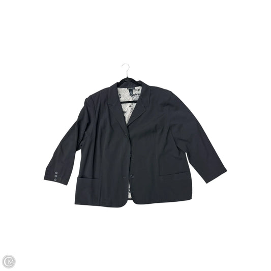 Blazer By Maggie Barnes In Black, Size: 2x