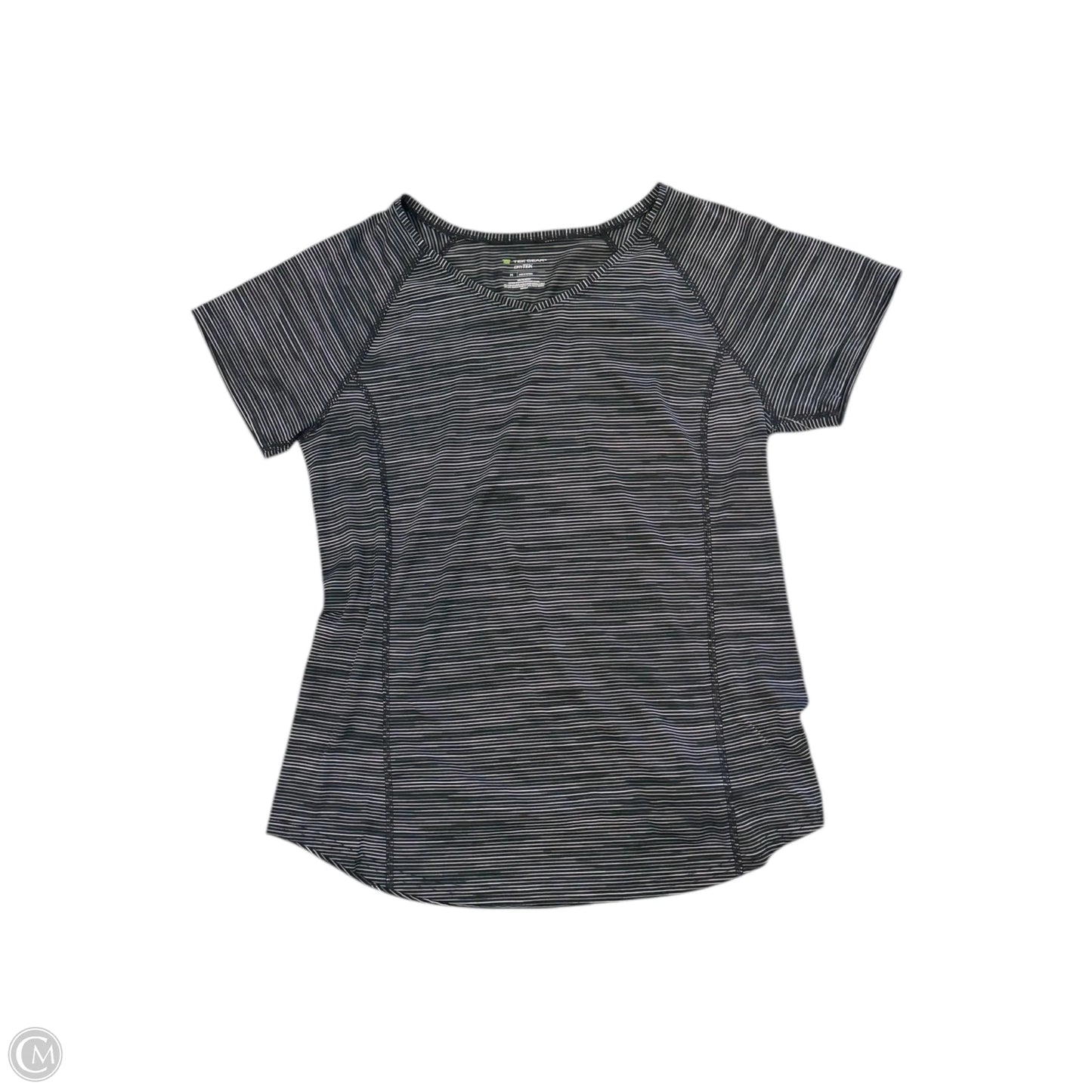 Athletic Top Short Sleeve By Tek Gear In Grey, Size: M