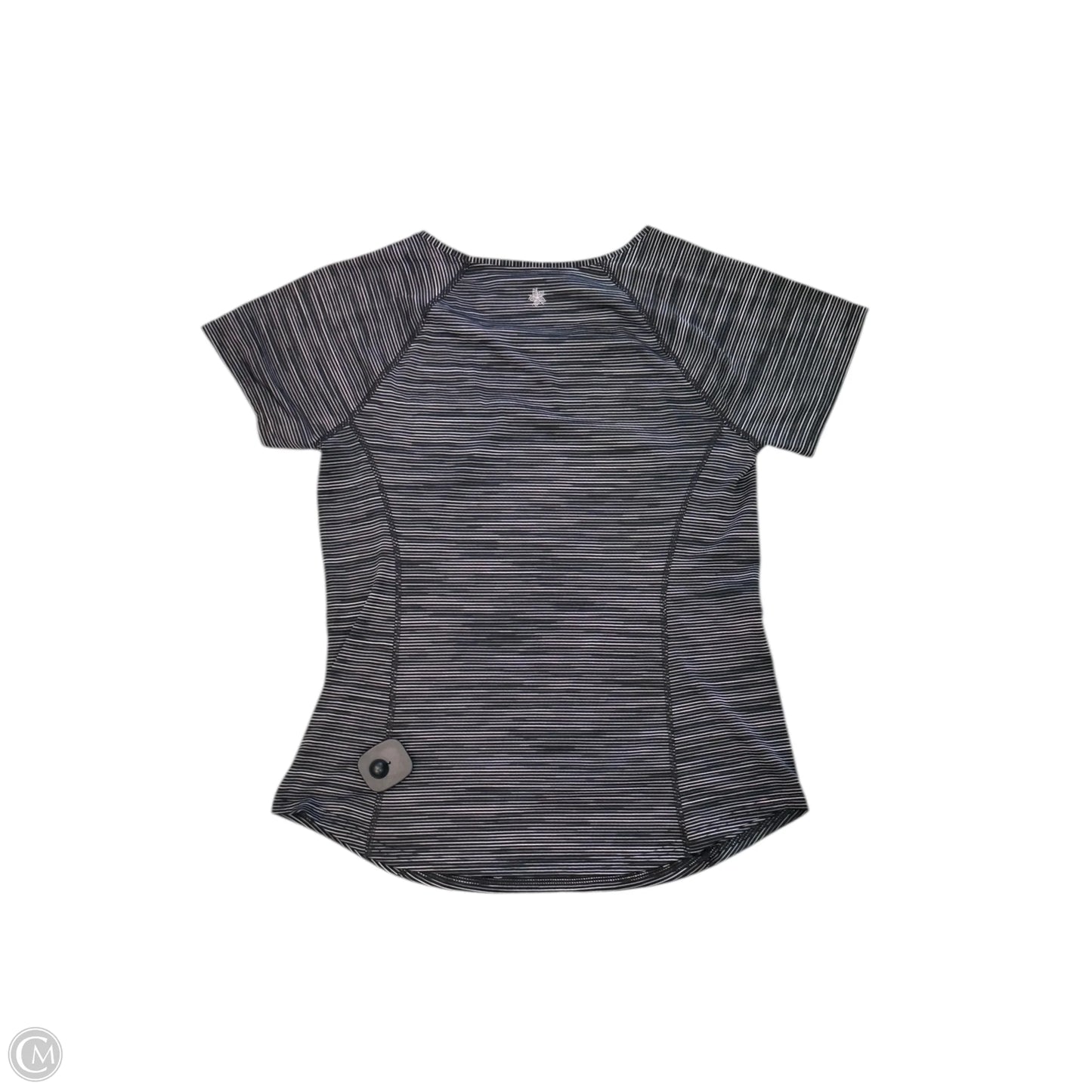 Athletic Top Short Sleeve By Tek Gear In Grey, Size: M