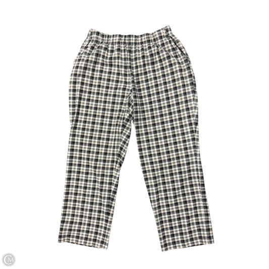 Pants Other By Lands End In Plaid Pattern, Size: M