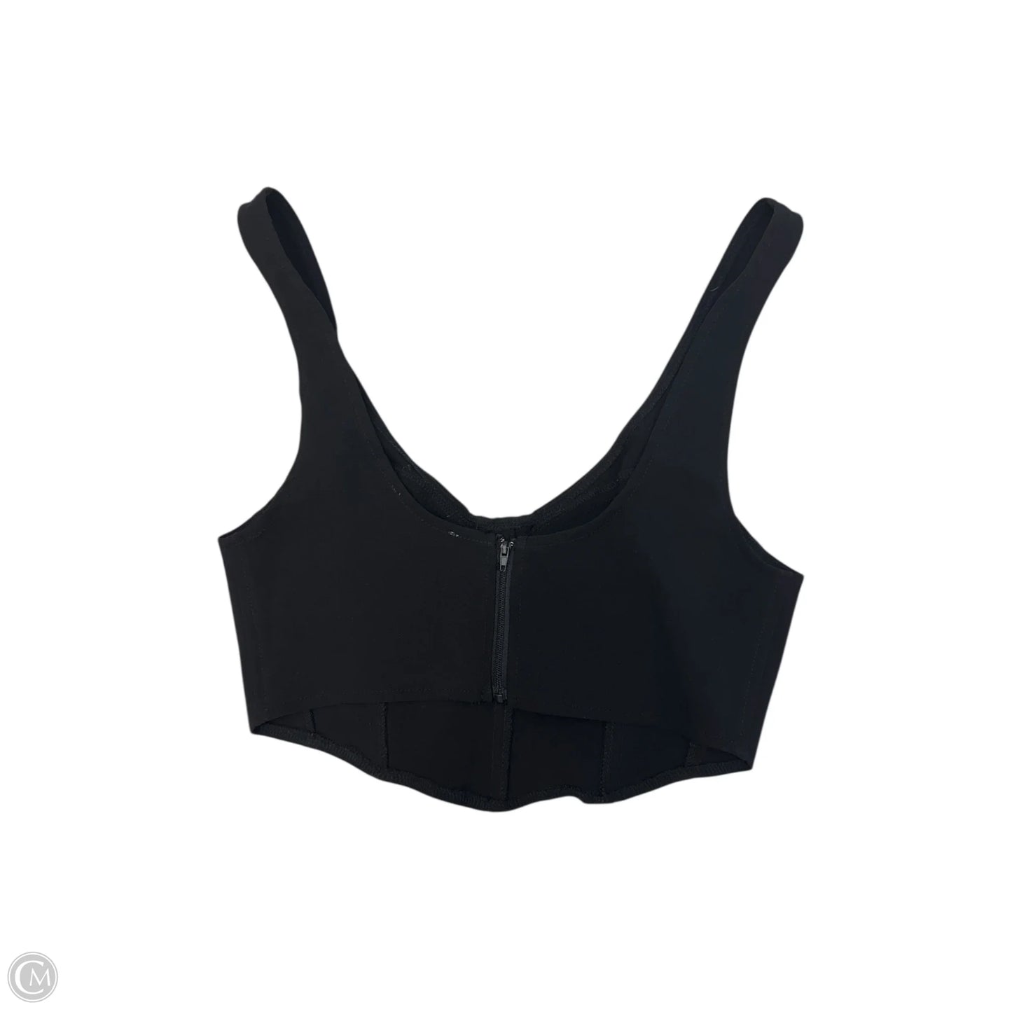 Top Sleeveless By Clothes Mentor In Black, Size: M