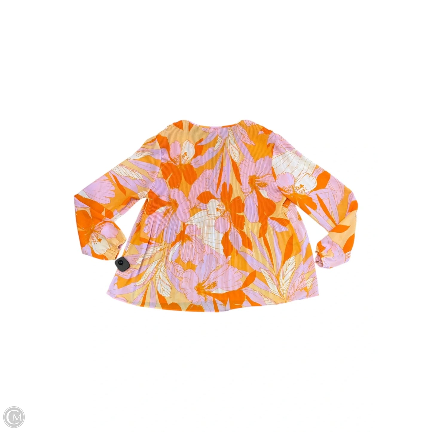 Top Long Sleeve By Dr2 In Pink, Size: S